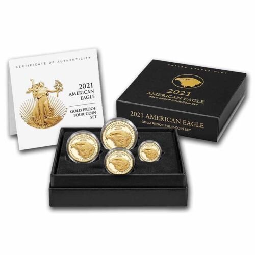 2021-W 4-Coin Proof American Gold
