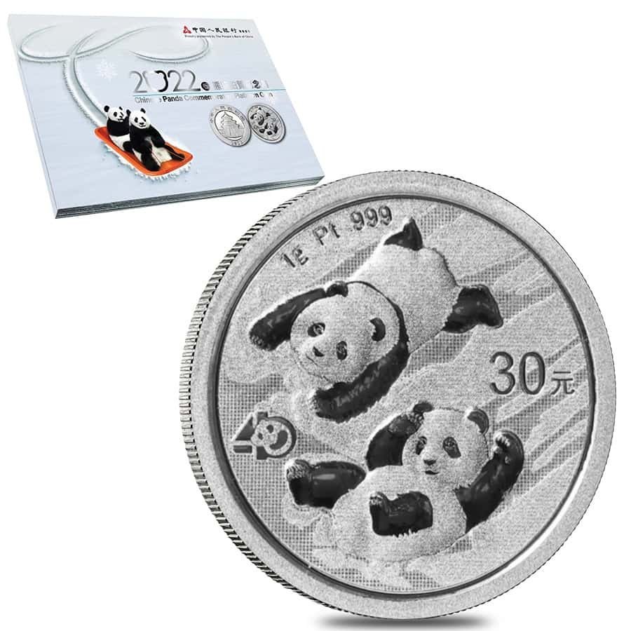 2022 1 Gram Chinese Platinum Panda