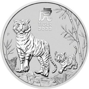 2022 1 Kilo Australian Silver Lunar Tiger Coin (BU)