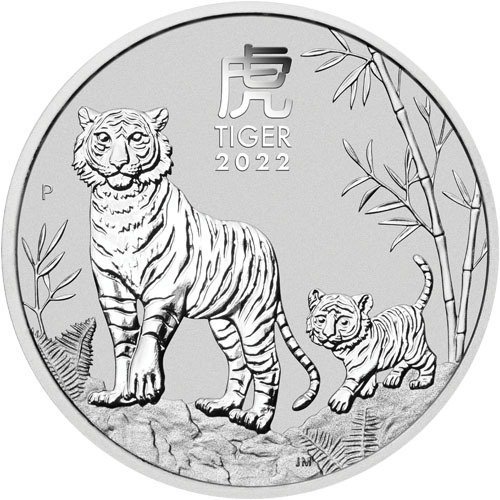1 Kilo Australian Silver Lunar Tiger