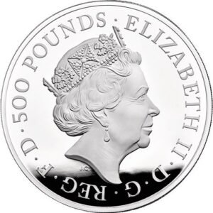 2022 1 Kilo Proof British Silver Tudor Beasts Seymour Panther Coin (Box + CoA)