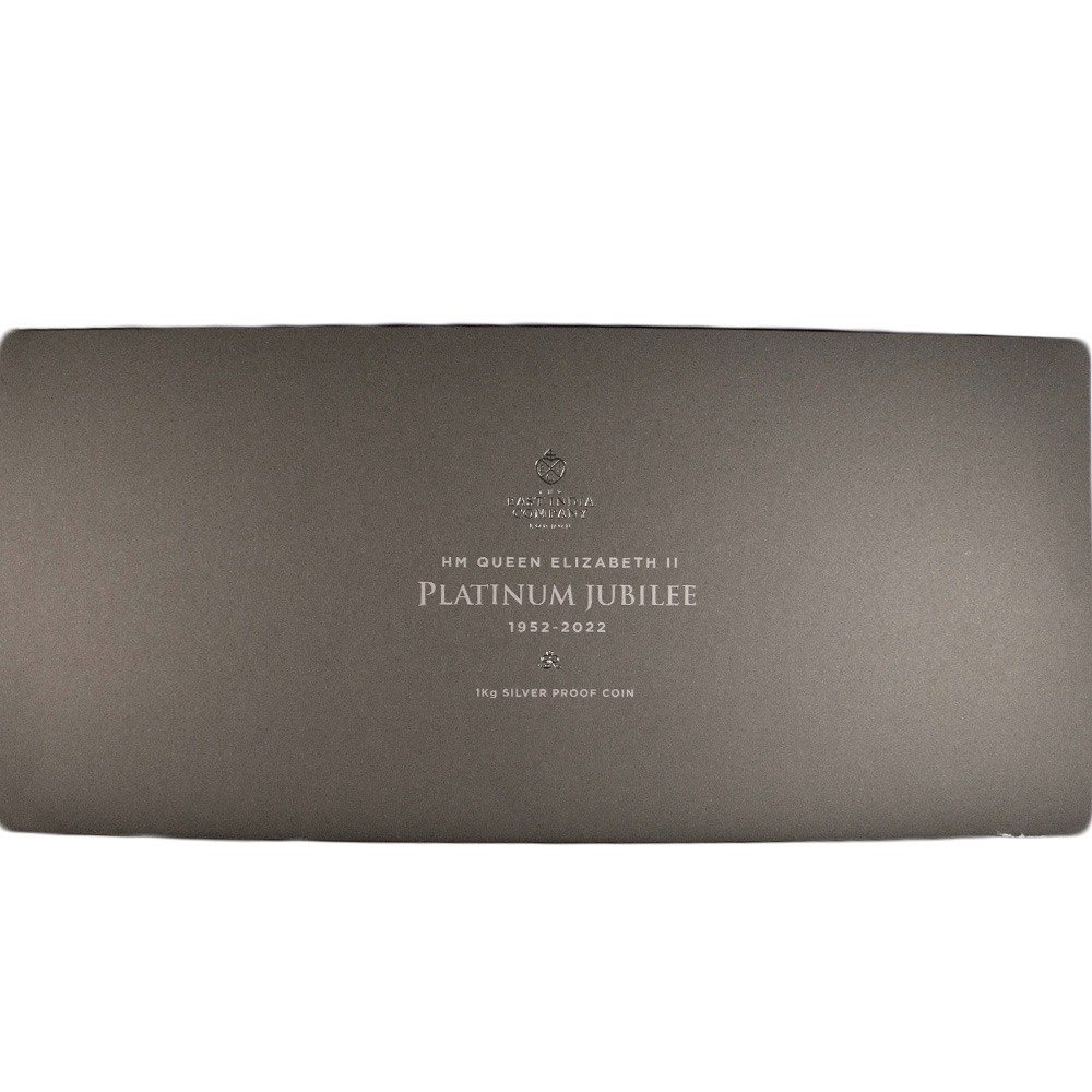 2022 1 Kilo Proof St. Helena Silver Queen's Platinum Jubilee Coin (Box + CoA) - Image 4