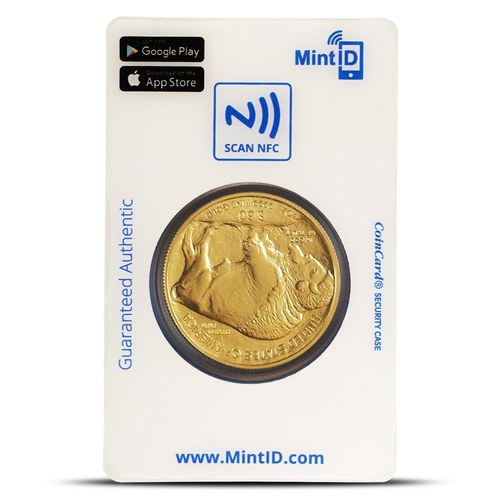 2022 1 oz American Gold Buffalo Coin (MintID, AES-128 Encrypted) - Image 2