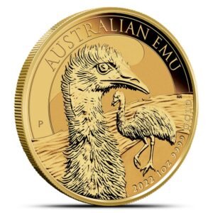 2022 1 oz Australian Gold Emu Coin (BU)
