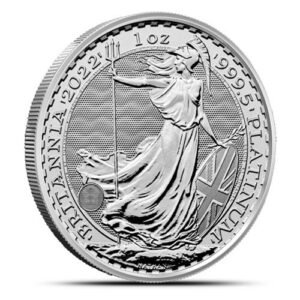 2022 1 oz British Platinum Britannia Coin (BU)