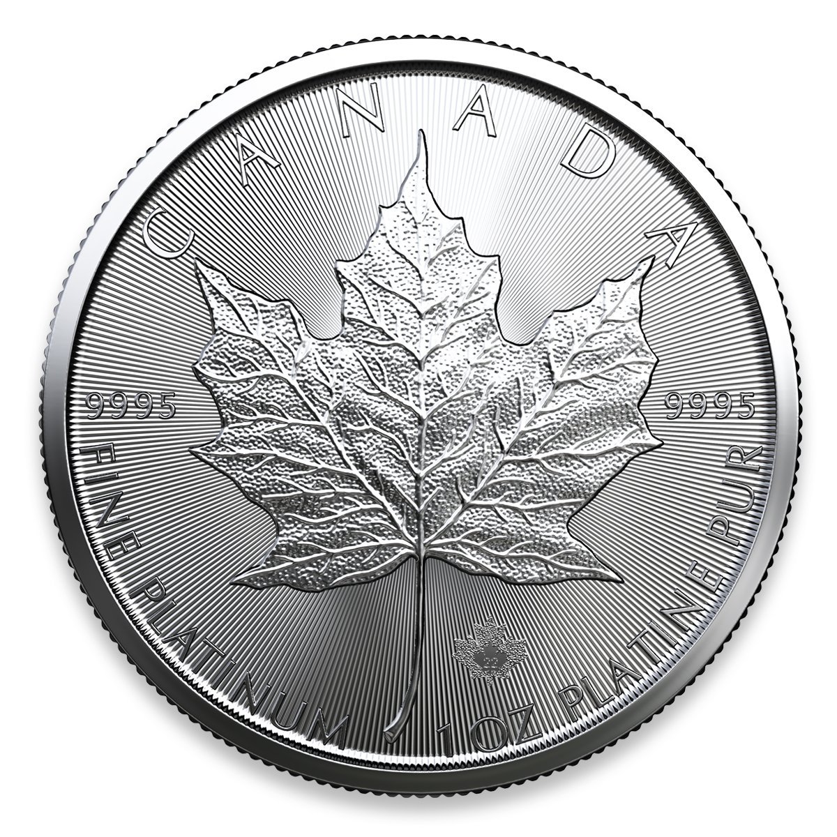 2022 1 oz Canadian Platinum Maple Le
