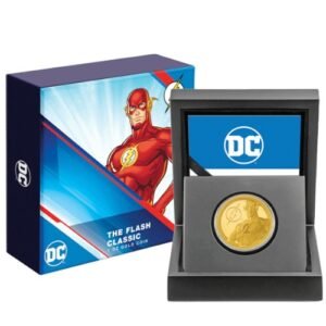 2022 1 oz Proof Niue Gold Classic Superhero Flash Coin