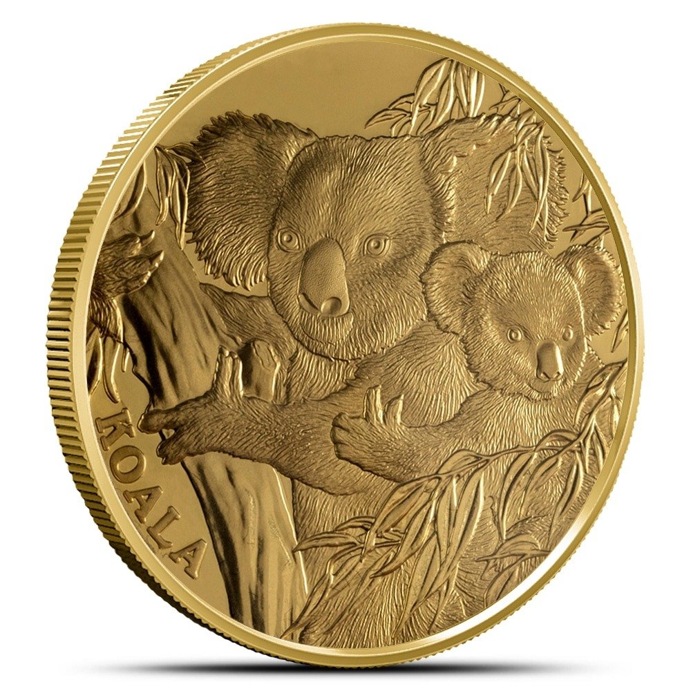 1 oz Proof Niue Gold Koala And Joey