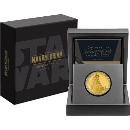 1 oz Proof Niue Gold Mandalorian Ahs