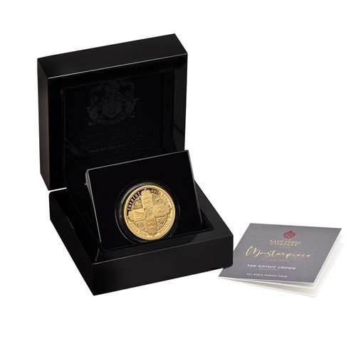 1 oz Proof St. Helena Gold Gothic