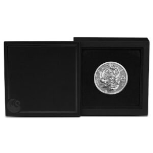 2022 1 oz Reverse Proof Australian Platinum Chinese Myths & Legends Dragon Coin (Box + CoA)