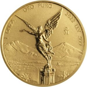 2022 1 oz Reverse Proof Mexican Gold Libertad Coin