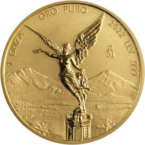 2022 1 oz Reverse Proof Mexican Gold