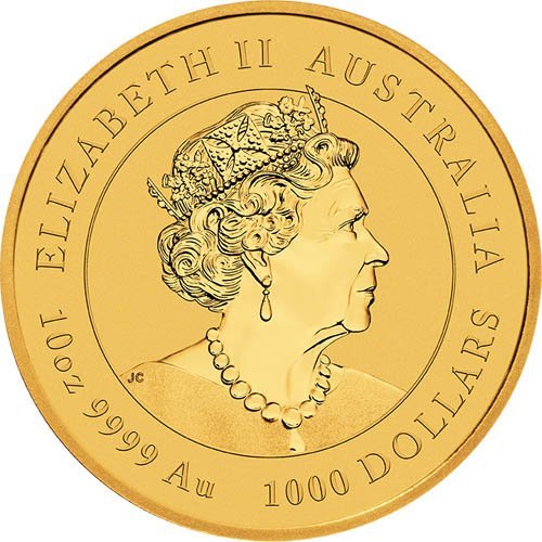 2022 10 oz Australian Gold Lunar Tiger Coin (BU) - Image 2