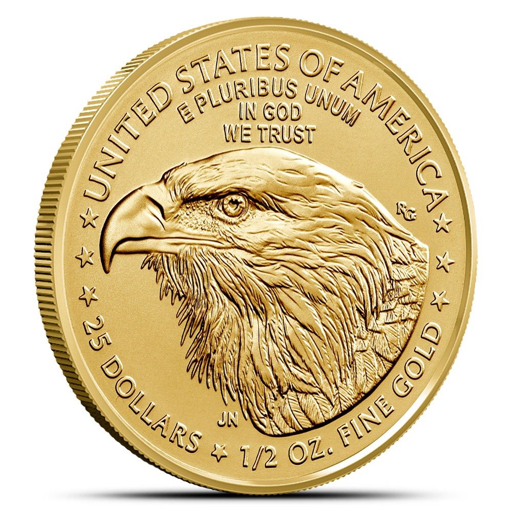2022 1/2 oz American Gold Eagle Coin (BU) - Image 2