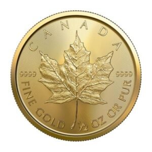 2022 1/2 oz Canadian Gold Maple Leaf Coin (BU)