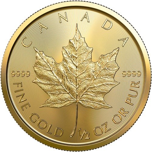 2022 1/2 oz Canadian Gold Maple Leaf