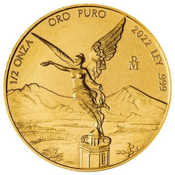 2022 1/2 oz Mexican Gold Libertad Co