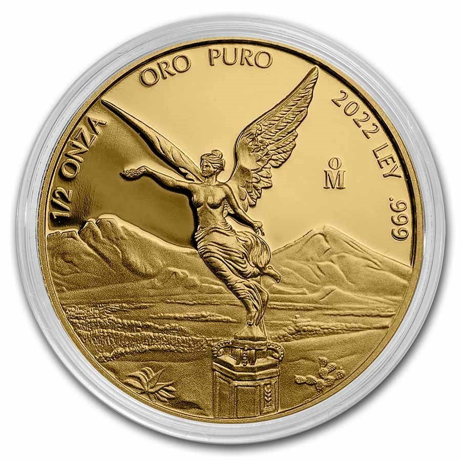 1/2 oz Proof Mexican Gold Libertad