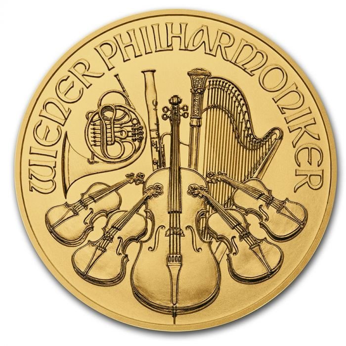 1/25 oz Austrian Gold Philharmonic