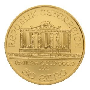 2022 1/2 oz Austrian Gold Philharmonic Coin