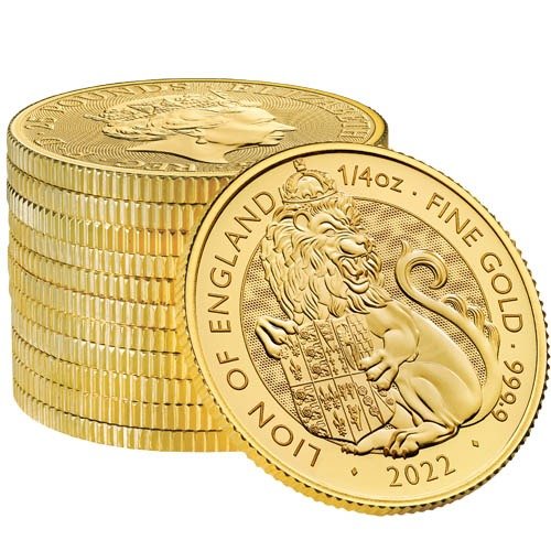 2022 1/4 oz British Gold Tudor Beast