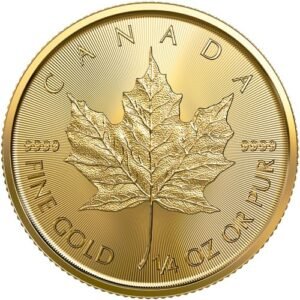 2022 1/4 oz Canadian Gold Maple Leaf Coin (BU)