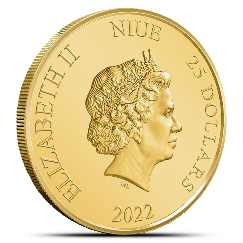 2022 1/4 oz Proof Niue Gold Mandalorian Bo-Katan Kryze Coin (Box + CoA) - Image 3