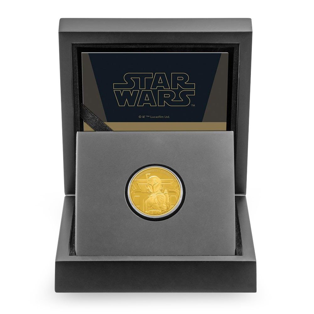 2022 1/4 oz Proof Niue Gold Mandalorian Bo-Katan Kryze Coin (Box + CoA) - Image 2