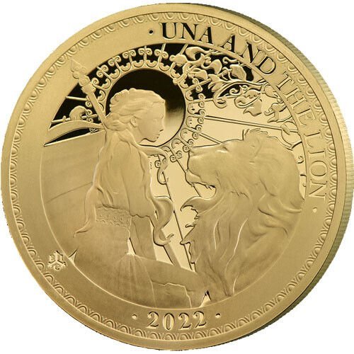 1/4 oz Proof St. Helena Gold Una and
