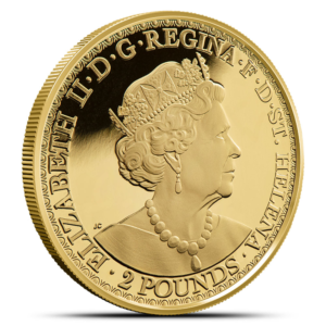 2022 1/4 oz Proof St. Helena Gold Una and The Lion Coin