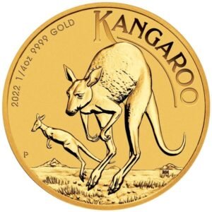 2022 1/4 oz Australian Kangaroo Gold Nugget Coin