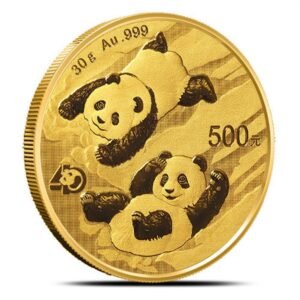 2022 30 Gram Chinese Gold Panda Coin (BU)
