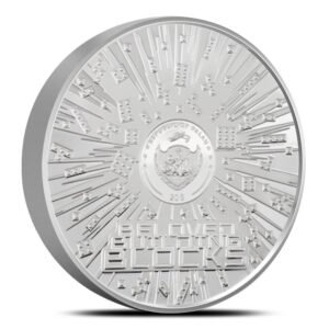 2022 5 oz Palau Silver Beloved Building Blocks Bengal Tiger Coin