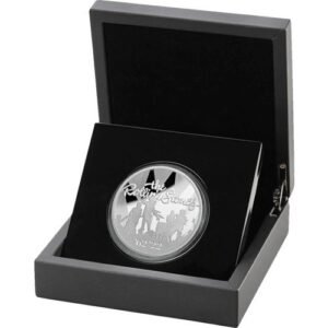 2022 5 oz Proof British Silver 60 Years of Rock n Roll The Rolling Stones Coin