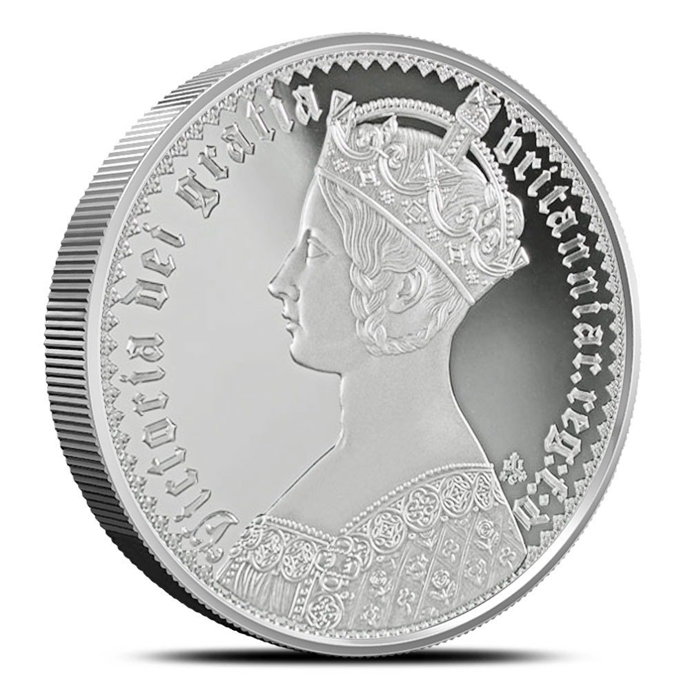 2022 5 oz Proof British Silver Gothi