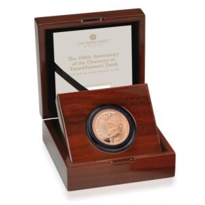 2022 Proof £5 Gold Crown Coin 100th Anniversary of the Discovery of Tutankhamun’s Tomb Boxed