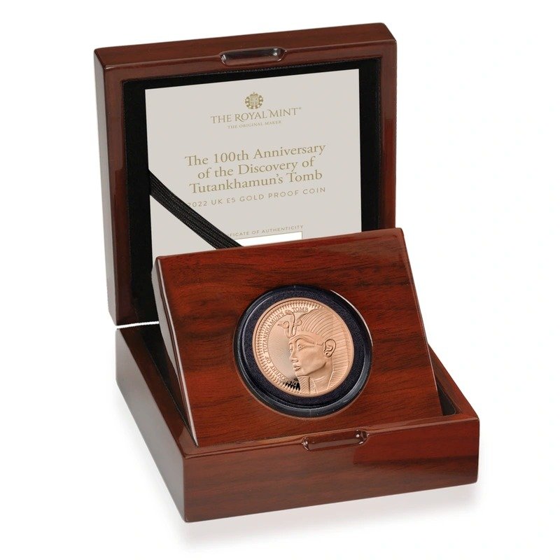 2022 Proof £5 Gold Crown Coin 100th