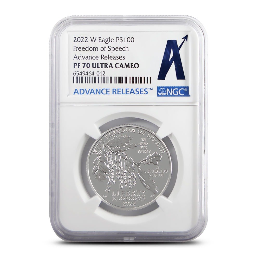 2022-W 1 oz Proof American Platinum