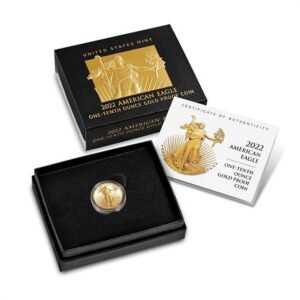2022-W 1/10 oz Proof American Gold Eagle Coin (Box + CoA)