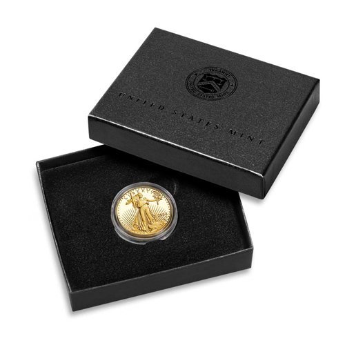 2022-W 1/4 oz Proof American Gold Eagle Coin (Box + CoA) - Image 3