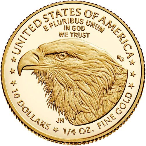 2022-W 1/4 oz Proof American Gold Eagle Coin (Box + CoA) - Image 2