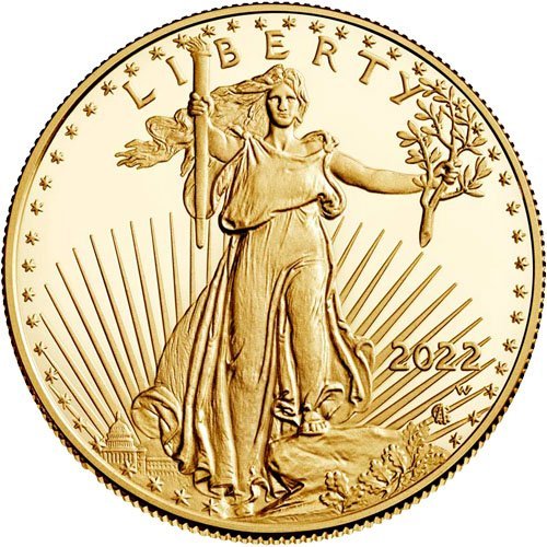 2022-W 4-Coin Proof American Gold Eagle Set (Box + CoA) - Image 4