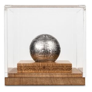 2023 1 Kilo Antique Republic of Djibouti Silver The Lightning Leopard Sphere Coin (Box + CoA)