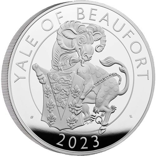 2023 1 Kilo Proof British Silver Tud