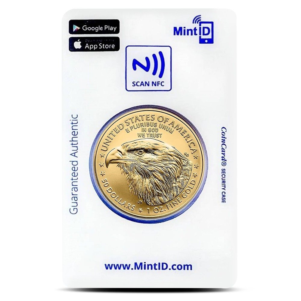 2023 1 oz American Gold Eagle Coin (MintID, AES-128 Encrypted) - Image 2