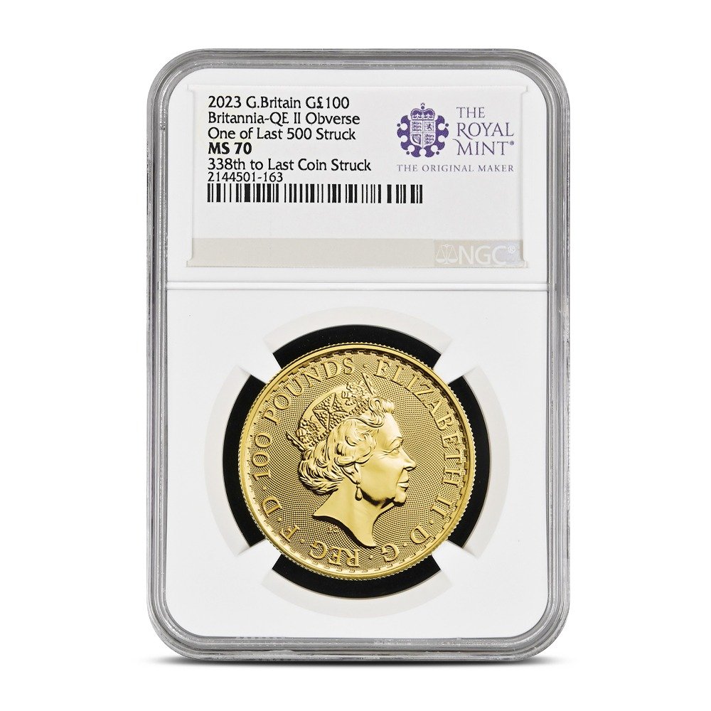 1 oz British Gold Britannia Coin NGC