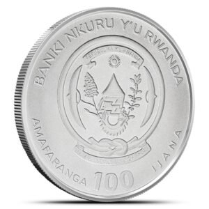2023 1 oz Rwandan Mountain Gorilla Platinum Coin (BU)