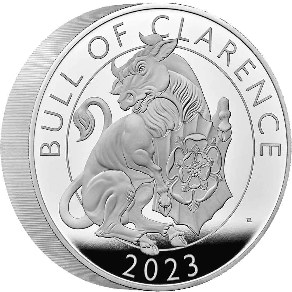 10 oz Proof British Silver Tudor Bea