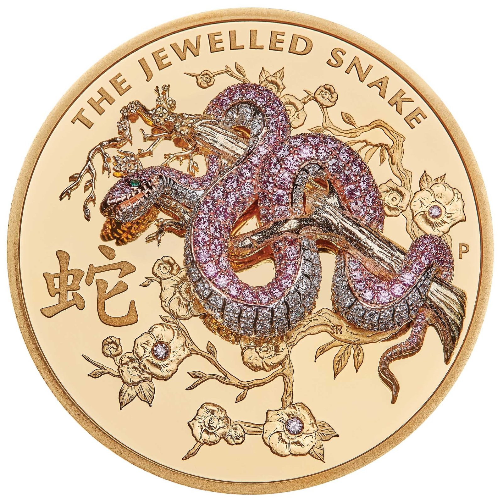 2023 10 oz Proof Jewelled Snake Gold Coin - Image 3